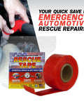 Self-Fusing Silicone Rescue Tape For Emergency Plumbing And Radiator Hose Repair, Waterproof And Heat Resistant, 950 PSI, Black