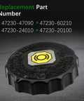 Brake Fluid Reservoir Cap Replacement For Toyota And Lexus SUVs And Trucks, Durable ABS Master Cylinder Cover with part numbers.