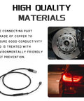BMW brake pad wear sensor cable for front and rear, black, compatible with F20/F21/F30/F31/F32/F33 320i/328i