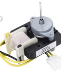 Refrigerator Condenser Fan Motor Replacement Fits GE Hotpoint Models, plug and play, model WR60X10220 close-up view