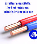Heavy Duty 320 Feet Automotive Wire Roll Packed With 30 Through 22 Gauge Bare Copper Cable And Durable Xlpe Jacket for long-term use
