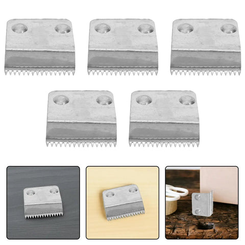 Heavy Duty Tape Dispenser Cutter Blades Set, 10 Pcs Pro Grade Replacement Metal Blades For Smooth, Precise Adhesive Tape Cuts, Resistant To Warping And Wear For Office, Crafts And Home Use, pack of five iron blades