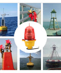 Ultra Bright LED Obstruction Warning Light For Boats, Towers, And Cranes, Weatherproof IP68 Obstacle Beacon with marine installations