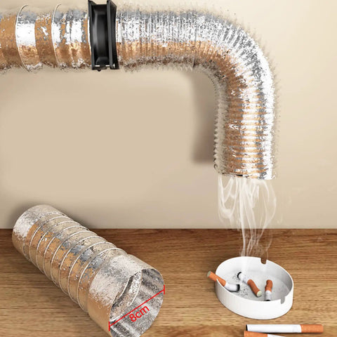 USB Powered Pro Grade Solder Absorber With Exhaust Fan Adjustable Speed Fume Extractor includes 8cm pipe releasing smoke