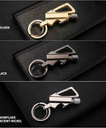 Gold, black, and snowflake nickel Infinity Strike Lighter With Multitool Keychain And Bottle Opener Plus Reusable Flint Fire Starter