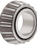 Side view of Single Cone Tapered Roller Bearing Cone 6466 for connecting to compatible cups and outer rings, steel material.