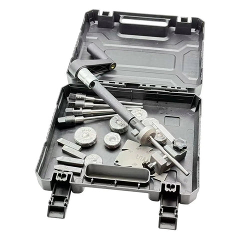 Pro 22 To 38mm Adjustable Valve Seat Reamer Boring Kit With Diamond Grinding Wheel For Car Repair Tool Set close-up in case