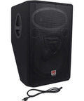 RSM15A 1400W 2 Way Active Powered Stage Floor Monitor With 15 Inch Woofer And 1.75 Inch Titanium Diaphragm Driver