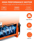 Industrial Strength 3000W Hydraulic Steel Rod Bender With Foot Pedal shows high performance motor details and specs.