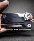 Side view of compact Bike Multi Tool 20 In 1 Portable Repair Kit for MTB and Road Cycling, dimensions 3.4 x 3.1 inches.