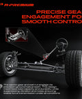 Heavy Duty Power Steering Gearbox Assembly Upgrade Old School Chevy Trucks with precise gear engagement in steering system.
