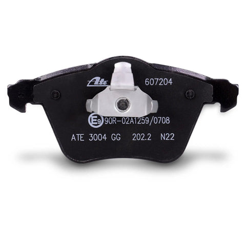 Premium Semi Metallic Disc Brake Pads Delivering Kickass Stopping Power And A Precise Factory Fit For Your Daily Driver Or Street Build showing back view with mounting slot.