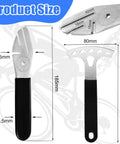 Product dimensions of Rotor Truing Fork For Bicycle Disc Brake Rotor Alignment 2 Pack With 42mm Large Adjustment And 15mm Small Adjustment