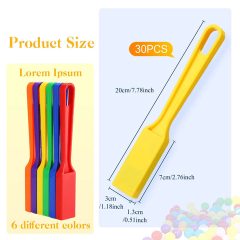 30 Pack Magnetic Wands For Kids Bulk Classroom Science Tools Colorful Bingo Sticks Yellow and Assorted Colors