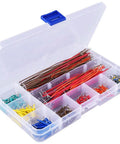 560 Piece Jumper Wire Kit With 14 Lengths Of Assorted Preformed Breadboard Wires, Male To Male 24 AWG U Shaped Jumpers, Free Box