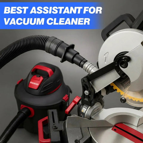 Four Pack Vacuum Hose Adapters Set For Universal Tool Attachments And Dust Collection, DIY Ready And Easy Fit for power tool