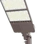 Beefy Adjustable Wattage LED Parking Lot Light 320W 250W 200W Dusk To Dawn Shoebox 5000K UL Listed Outdoor IP65 Flood Light With Slip Fit Pole Mount AC100 277V shown
