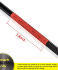 Heavy Duty Differential Preload Wrench For Chrysler Dodge Rear Axles Works Like A Charm On Seven One Four To Nine One Four Inch Tubes, 5.8-inch tool with heat shrink end.