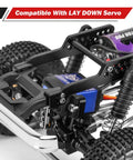 Aluminum LCG Universal Chassis Frame Kit For TRX4M 1 18 Scale RC Cars CNC Machined Black Anodized with shock mounts