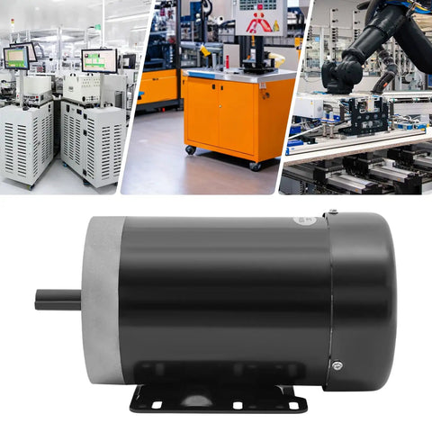 Shop Ready 2Hp Three Phase Electric Motor, 3450Rpm Tefc Industrial Equipment Driver, 230Volt 460Volt pure copper motor with steel frame.