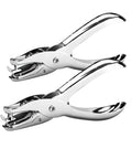Circle Hole Punch Set Two Piece One Eighth Inch And One Quarter Inch Single Hole Punchers, durable steel for crafts and scrapbooking