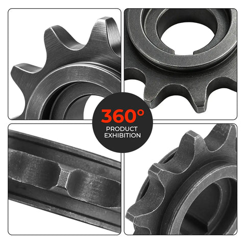 Beefed-Up Motor Sprocket For Tuttio Soleil01 Electric Dirt Bike, Steel Drive Sprocket Replacement Part For Chain Drive Motor System, Improves Power Transfer And Safety On Tutto Tutti Models