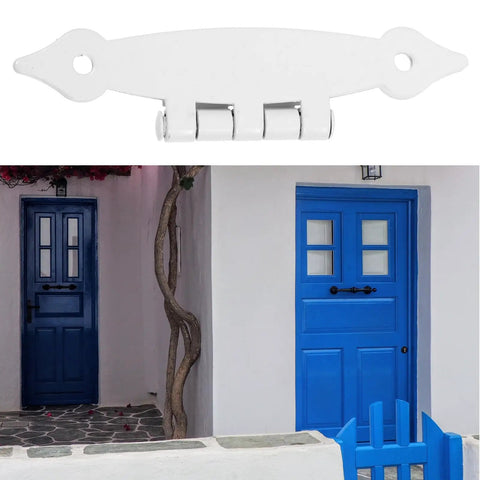 Premium White Metal H Shape Cabinet Door Hinges For Interior Cabinets And Furniture Doors With 89x37x1.2mm Flush Mount