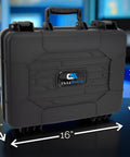Hard Shell Wireless Microphone Case With Customizable Foam Insert For Sennheiser Shure Audio Technica Nady And VocoPro Receivers And Transmitters