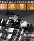 Compact 75 Percent Mechanical Keyboard Featuring Customizable LCD Screen And Rock Solid Volume Knob overview showing TFT smart display and multimedia controls.