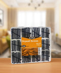Heavy Duty Heavy Lifter Size 6 X 2 Inch Drywall Screws For Wood Framing And Coarse Thread in clear storage case with 150 pieces.