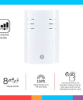 Wireless Doorbell Kit With Plug In Receiver And Two Push Buttons Eight Melodies Four Volume Levels 150 Foot Range Sweet Setup For Classrooms And Home White No Wiring Required shown here with volume, sound, and range features.