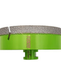 Side view of Diamond Core Drill Bit 5 Inch Tile Hole Saw 127mm Pro Grade For Porcelain Ceramic Granite Marble And Masonry Drilling