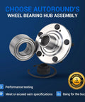 Pair BR930580K Front Wheel Bearing And Hub Assembly For Honda CR V 2002 2006 And Element 2003 2011 Fits 5 Lug 4 Point 5 Bolt Circle