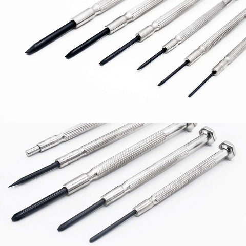 11 Piece Mini Precision Screwdriver Set For Electronics Toys Computers And Watches Repair Includes 00 0 Phillips And Flat Heads