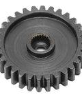 Top view of Beefed Up Steel Servo Spur Gear 24 Tooth Internal Spline 0.8 Module Ideal For Precision RC Robots And Automation Systems High Strength Durable Gear