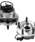 Front Wheel Hub And Bearing Assembly With ABS Direct Fit 2 Pack For 2006 2012 Chevy Malibu, 2005 2010 Pontiac G6, 2007 2009 Saturn Aura, And 2008 2010 Cobalt SS HHR SS Replacement Kit