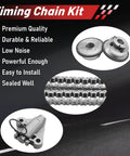 Timing Chain Kit With Intake And Exhaust VVT Gear For Elantra And Soul 1.8L 2.0L Includes Cam Phaser Guide And Tensioner