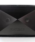 Plastic Pyramid Fence Post Caps 4x6 Nominal 3-5/8 x 5-5/8 with pre-drilled holes in black.