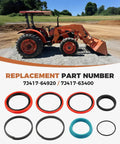 Hydraulic Cylinder Seal Kit For Front End Loader Fits LA1153S LA1154A LA1154S LA1154E LA1154SU with tractor image