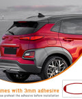 Shark Fin Roof Antenna Cover For Hyundai Kona 2018 2019 2020 2021 2022 2023 And Kia Sorento 2019 2020 Glossy Black With Chip Antenna Topper Cap Replacement Dope Sleek Exterior Trim Upgrade And Durable Fit 96210-J9300 on a Hyundai Kona
