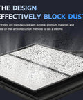 Image showing the Nissan Altima 2.5L Engine Air Filter Replacement CA11450 designed to trap dust for 2013-2018 models with OE quality filtration.