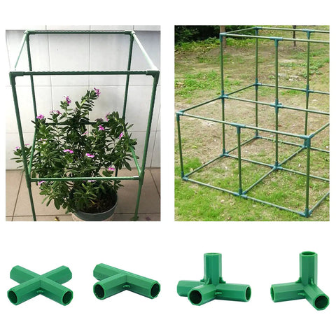 Must Have Sixteen Millimeter Fittings Kit With Four Connector Types For Stable Heavy Duty Greenhouse Frames Grape Trellis Sunscreen Shed Builds And Easy Diy Garden Projects
