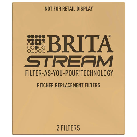 Box of Stream Pitcher Water Filter System For Pitchers And Dispensers, BPA Free, Reduces Chlorine Taste And Odor By Over 90%