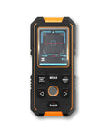 Stud Finder Wall Scanner All In One Handy 5 In 1 With Wood Stud Cable Metal Detection And Laser Distance LCD Display And Voice Alerts Smart Sensor Digital Level 40M Range, front view