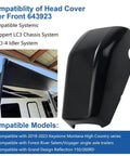 RV Awning End Cap Cover Replacement 643923 Compatible With Lippert Solera Awnings Front Idler and Motor Cover Black