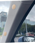 Beige Car Roof Headliner Repair Kit With Easy Install Snap Rivets Interior Ceiling Fix That Blends Perfectly Sagging Headliner Repair Made Simple Seamless Look For Your Ride - Installed on vehicle interior