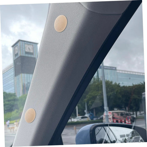 Beige Car Roof Headliner Repair Kit With Easy Install Snap Rivets Interior Ceiling Fix That Blends Perfectly Sagging Headliner Repair Made Simple Seamless Look For Your Ride - Installed on vehicle interior