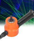 Double Head Nibbler For Sheet Metal With ABS Dual Cutter Heads on colorful backdrop, ideal for burr-free cuts in metal projects.