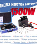 Heavy Duty Induction Heater Workhorse With Four Swappable Coils For Quick Bolt And Bearing Removal Smooth Grip And Travel Case Built Ridiculously Tough For Daily Garage Grind 1500W 110V in portable case.