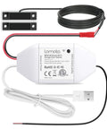 Smart WiFi Garage Door Opener Remote With Tuya Smart Life App Control, Alexa And Google Assistant Ready, No Hub Needed, in white